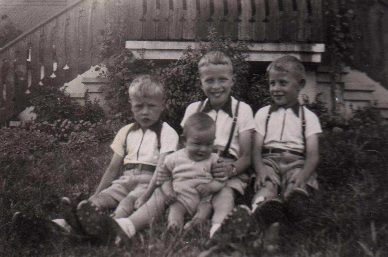 Us four kids (about 1949)