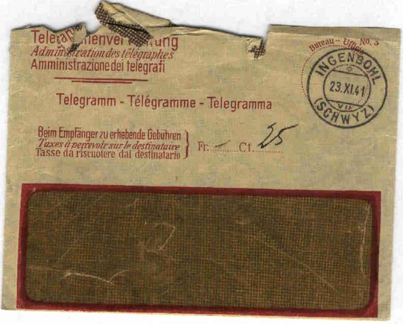 Telegram envelope